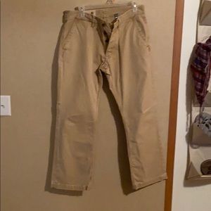 Button down khaki pants
